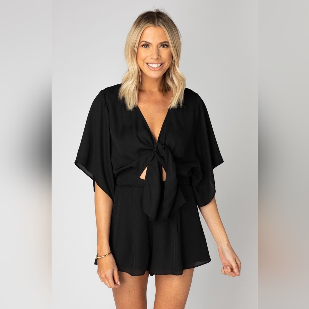 BuddyLove Stella Elastic Waist Romper | L